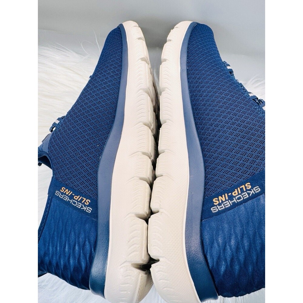 Skechers Men Slip-ins: Summits - High Range Men’s 7 Wide Navy Blue Excellent - Picture 7 of 10
